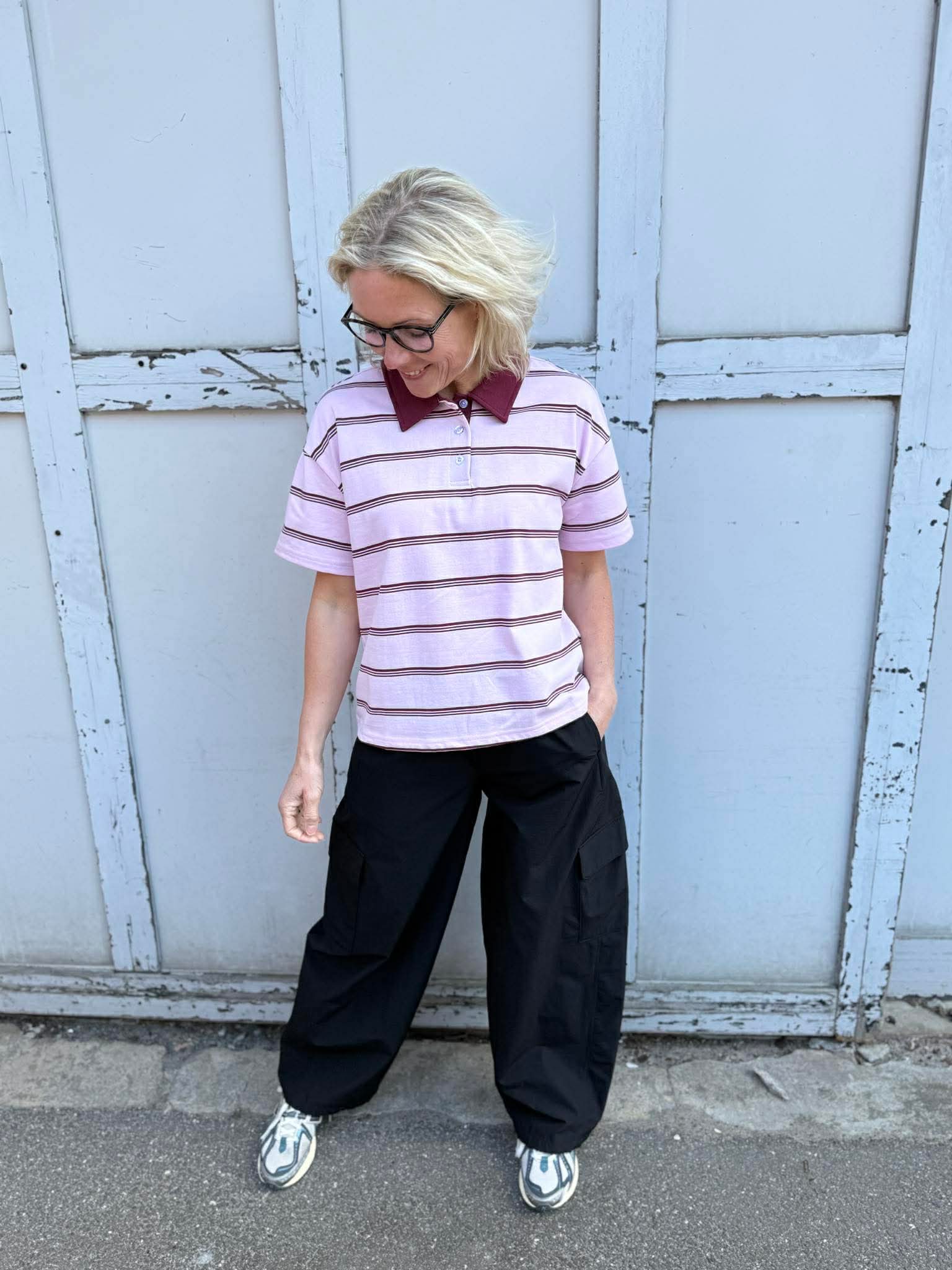 PCSADIE Polo-Shirt - Roseate Spoonbill